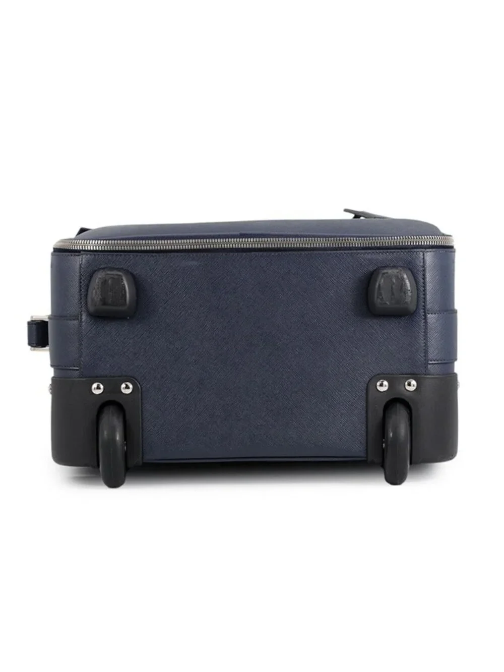 Prada Carry Case Saffiano Leather Triangle Logo Suitcase Travel